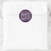 Overgeven aan Serendipiteit Ronde Sticker (Tas)