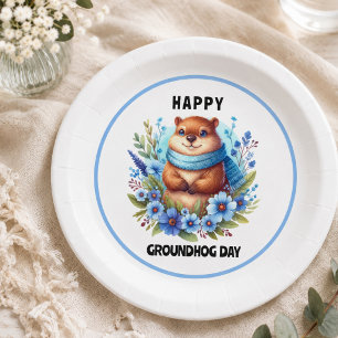 Overgewaardeerd? Aquarel viert Groundhog Day  Papieren Bordje