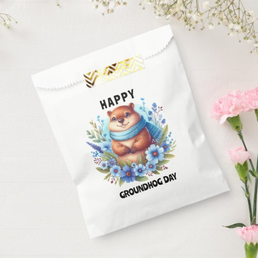 Overgewaardeerd? Waterverf viert Groundhog Day Bedankzakje (Gezegeld)