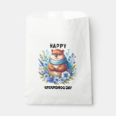 Overgewaardeerd? Waterverf viert Groundhog Day Bedankzakje (Voorkant)