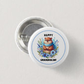Overgewaardeerd? Waterverf viert Groundhog Day Ronde Button 3,2 Cm (Voorkant /achterkant)