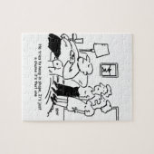 Overgewicht ongeschikt Man voor bijen probeert in Legpuzzel (Horizontaal)