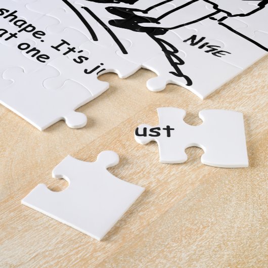 Overgewicht ongeschikt Man voor bijen probeert in Legpuzzel (Zijkant)