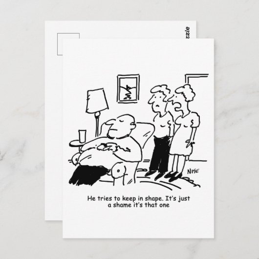 Overgewicht ongeschikt Man voor bijen probeert te Briefkaart (Voorkant / Achterkant)