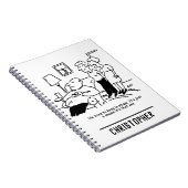 Overgewicht ongeschikt Man voor bijen probeert te  Notitieboek (Rechterzijde)