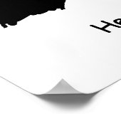 Overgewicht ongeschikt Man voor bijen probeert te Poster (Hoek)