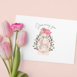 Overgieten met liefde Wenskaart Bedankkaart