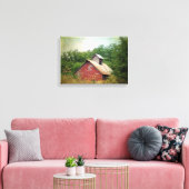 Overgroeid en verlaten canvas afdruk (Insitu (Woonkamer))