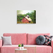 Overgroeid en verlaten canvas afdruk (Insitu (Woonkamer))