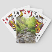 Overgroeid Shallow Creek Waterval Pokerkaarten (Achterkant)