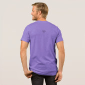 Overgroot 'E' paars T-shirt (Voorkant)