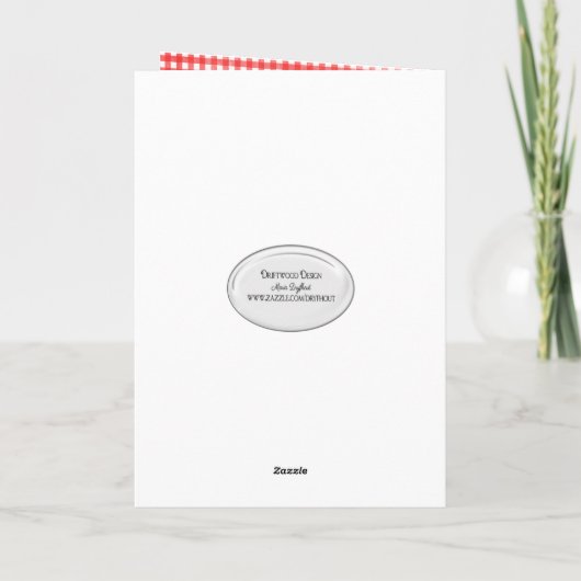 Overgrootmoeder Birthday Polka Dot Daisy Kaart (Achterkant)