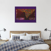 Overgrootmoeder Boom Canvas Afdruk (Insitu (Slaapkamer))
