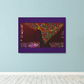 Overgrootmoeder Boom Canvas Afdruk (Insitu (Houten vloer))