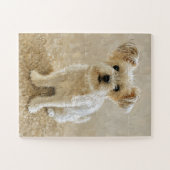 Overgrote Morkie Liefde Legpuzzel (Horizontaal)