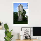 Overgrown Silo Poster (Thuiskantoor)