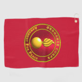 overhandiging golfhanddoek (Horizontaal)