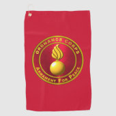 overhandiging golfhanddoek (Voorkant)