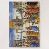 Overhandiging van de Sleutels | Pietro Perugino | Legpuzzel (Verticaal)