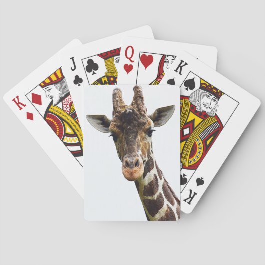 Overhead Giraffe Deck of Cards Pokerkaarten (Achterkant)