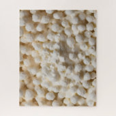 Overhead uitzicht kwark legpuzzel (Verticaal)