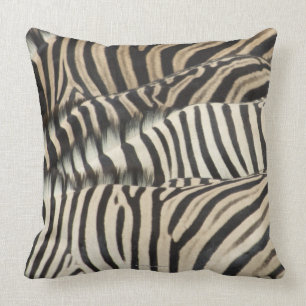 Overhead uitzicht van de Zebra van Burchell Kussen
