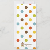 Overhear in een Orchard (Robin & Sparrow) Bladwijz Kaart (Achterkant)