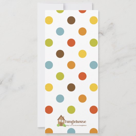 Overhear in een Orchard (Robin & Sparrow) Bladwijz Kaart (Achterkant)