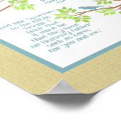 Overhear in een Orchard (Robin & Sparrow) Print (Hoek)