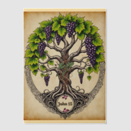 Overheersen en bloeien vellum uitnodigingen