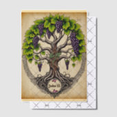 Overheersen en bloeien vellum uitnodigingen (Offset (Uitnodiging))