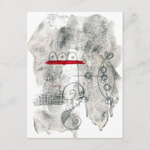 Overheersend Briefkaart - Abstracte beeldende kuns