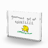 Overheid eruit REE SNEKRIGHT Gadsden Vlag Fotoblokken (Rechts)