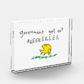 Overheid eruit REE SNEKRIGHT Gadsden Vlag Fotoblokken (Links)