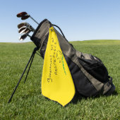 Overheid eruit REE SNEKRIGHT Gadsden Vlag Golfhanddoek (Groen)