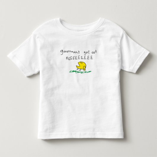 Overheid eruit REE SNEKRIGHT Gadsden Vlag Kinder Shirts (Voorkant)