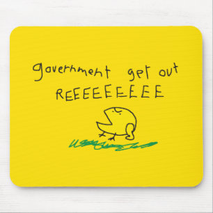 Overheid eruit REE SNEKRIGHT Gadsden Vlag Muismat