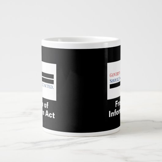 Overheid mag niet worden teruggedraaid FOIA Grote Koffiekop (Voorkant)