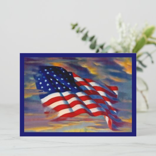 OVERHEIDS- OF MILITAIRE VERGUNNINGPARTIJINVITATIE KAART (Staand voorkant)