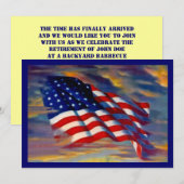 OVERHEIDS- OF MILITAIRE VERGUNNINGPARTIJINVITATIE KAART (Voorkant / Achterkant)