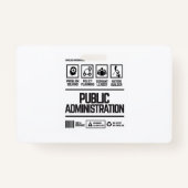 overheidsadministratie badge (Voorkant)