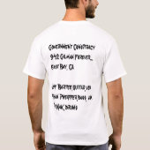 Overheidscomplot T-shirt (Achterkant)