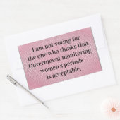 overheidscontrole rechthoekige sticker (Envelop)