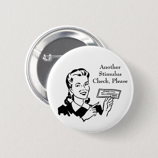  overheidscontrole ronde button 5,7 cm (Voorkant /achterkant)