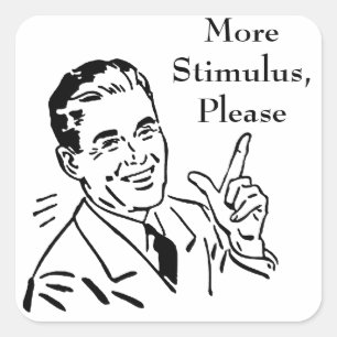  overheidscontrole vierkante sticker