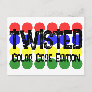 Overheidseditie Twisted Color Code-serie Alien Feestdagenkaart