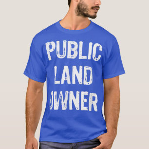 Overheidsgrondeigenaar Funny Gift Kerstmis T-shirt