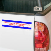 Overheidshandleidingen Bumpersticker (Op Truck)