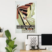 Overheidshuisvesting Poster (Thuiskantoor)