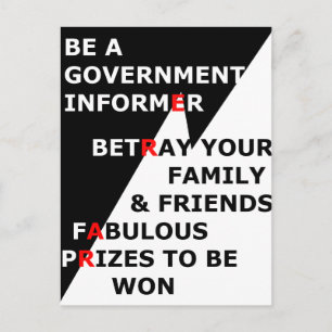 Overheidsinformant Briefkaart